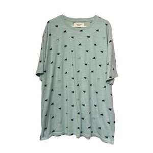Blind Rooster Teal Ape/Gorilla  Graphic Shirt Size 3XL EUC/NC #6858